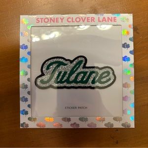 NWT Stoney Clover Lane Large Tulane Patch